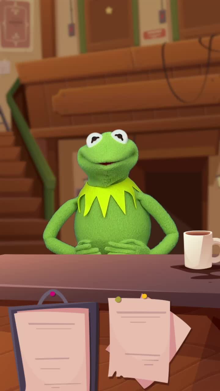 Kermit 🐸 the frog | Message Vidéo personnalisé, image size:720x1280